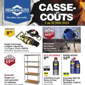 Image de la Promotion Circulaire Princess Auto - Casse-Coûts