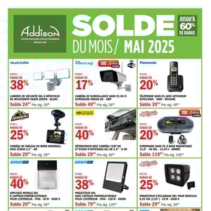 Image de la Promotion Circulaire Addison Électronique du Mois