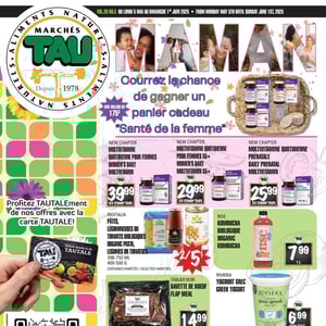 Image de la Promotion Circulaire TAU Marché d'alimentation Naturelle