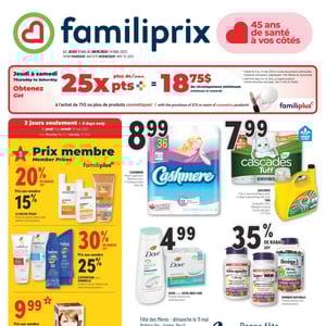 Image de la Promotion Circulaire Familiprix à Québec