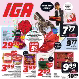 Image de la Promotion Circulaire IGA à Québec