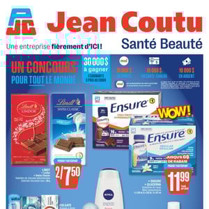Image de la Promotion Circulaire Jean Coutu - Santé Beauté à Mont-Royal