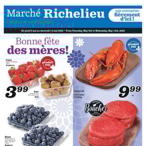 Image de la Promotion Circulaire Marché Richelieu à Québec