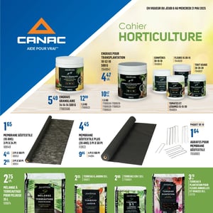 Image de la Promotion Circulaire Canac - Cahier Horticulture à Québec