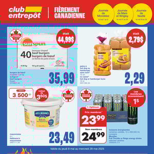 Image de la Promotion Circulaire Club Entrepôt à Trois-Rivières