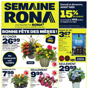 Image de la Promotion Circulaire Rona à Québec