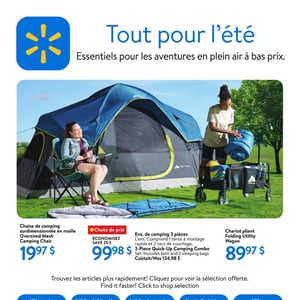 Image de la Promotion Circulaire Walmart - Essentiels pour les Aventures en Plein Air à Trois-Rivières