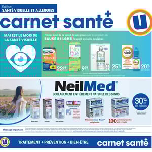 Image de la Promotion Circulaire Uniprix - Carnet Santé