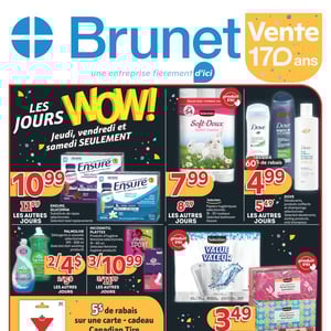 Image de la Promotion Circulaire Brunet - Pharmacie à Québec
