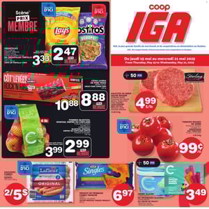 Circulaire IGA Coop - Îles de la Madeleine Image de la Promotion Circulaire IGA Coop - Îles de la Madeleine
