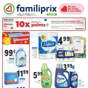 Image de la Promotion Circulaire Familiprix - Santé à Québec