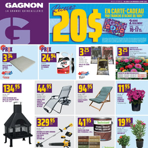 Image de la Promotion Circulaire GAGNON - La Grande Quincaillerie