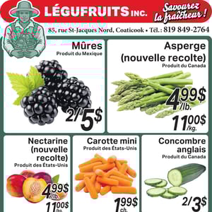 Image de la Promotion Circulaire Légufruits