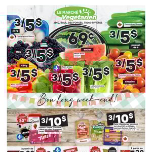 Image de la Promotion Circulaire Marché Végétarien