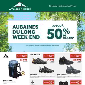 Image de la Promotion Circulaire Atmosphere Sport Plein Air à Trois-Rivières
