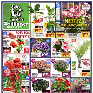 Image de la Promotion Circulaire Jardins Zeillinger Botanix