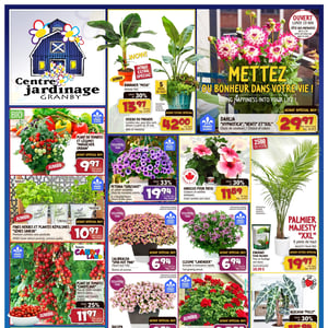 Image de la Promotion Circulaire Centre Jardinage Granby