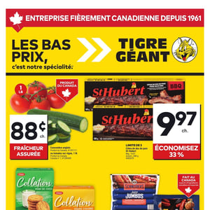 Image de la Promotion Circulaire Tigre Géant à Trois-Rivières