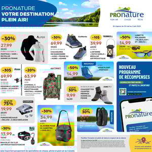 Image de la Promotion Circulaire Pronature à Trois-Rivières