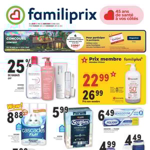 Image de la Promotion Circulaire Familiprix à Trois-Rivières