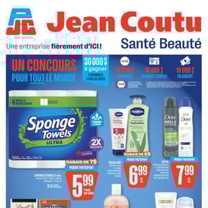 Image de la Promotion Circulaire Jean Coutu - Santé Beauté à Trois-Rivières