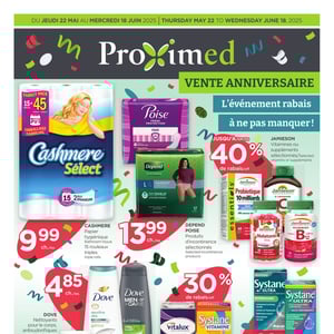 Image de la Promotion Circulaire Proxim - Proximed à Gatineau