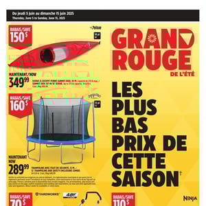 Image de la Promotion Circulaire Canadian Tire - Grand Rouge à Mont-Tremblant