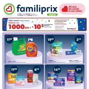 Image de la Promotion Circulaire Familiprix - Santé à Gatineau