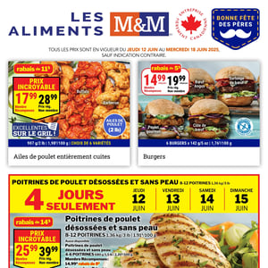 Image de la Promotion Circulaire Les Aliments M&M à Gatineau