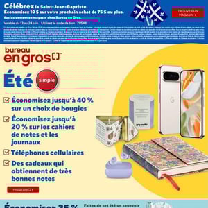 Image de la Promotion Circulaire Bureau en Gros à Gatineau