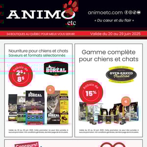 Image de la Promotion Circulaire Animo etc à Longueuil