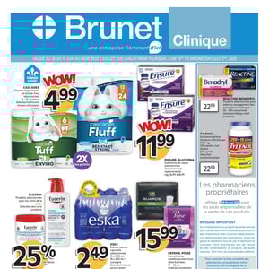 Image de la Promotion Circulaire Brunet - Clinique à Longueuil