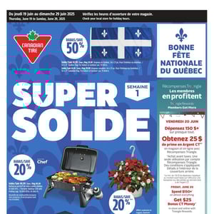 Image de la Promotion Circulaire Canadian Tire à Longueuil