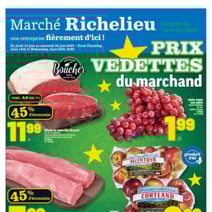 Image de la Promotion Circulaire Marché Richelieu à Longueuil