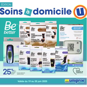 Image de la Promotion Circulaire Uniprix - Soins à Domicile à Longueuil