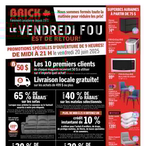 Image de la Promotion Circulaire Brick à Gatineau