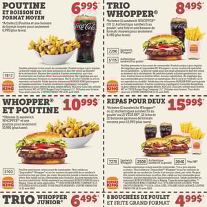 Image de la Promotion Circulaire Burger King - Restaurant