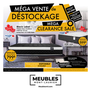 Image de la Promotion Circulaire Meubles Mont-Laurier
