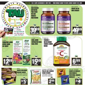 Image de la Promotion Circulaire TAU Marché d'alimentation Naturelle