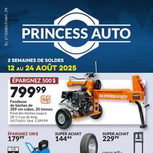 Image de la Promotion Circulaire Princess Auto