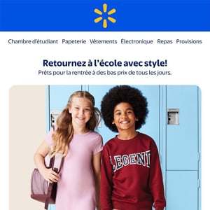 Image de la Promotion Circulaire Walmart - La Rentrée Scolaire