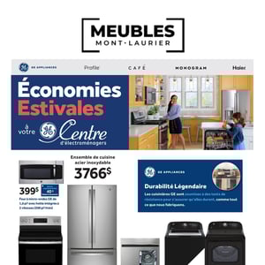 Image de la Promotion Circulaire Meubles Mont-Laurier - Économies estivales