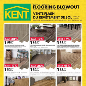 Image de la Promotion Circulaire Kent - Vente flash du revêtement de sol