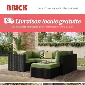 Image de la Promotion Circulaire Brick - Furnitures Extérieurs