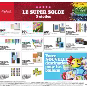 Image de la Promotion Circulaire Michaels