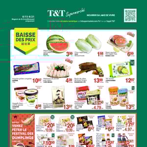 Image de la Promotion Circulaire T&T Supermarché