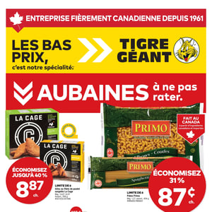 Image de la Promotion Circulaire Tigre Géant
