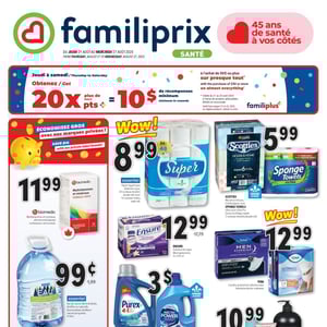 Image de la Promotion Circulaire Familiprix - Santé