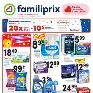 Image de la Promotion Circulaire Familiprix