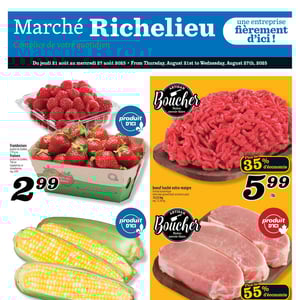 Image de la Promotion Circulaire Marché Richelieu